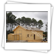 House with walls from panels preassebled (framework) - outside view