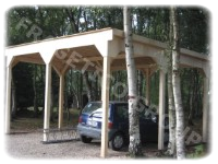 Wooden carport  FRG 6051 - EL