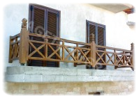 Wooden Railing Elada 1