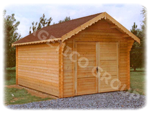 Wooden garages