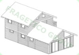 Wooden house - side view