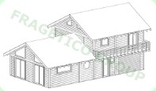 Wooden House - front view