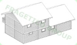 Wooden House - back view 