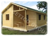Wooden house 50 sqm - code FRG 43 + 7T
