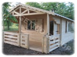 Wooden house -  38 sqm - code FRG 28 + 10T