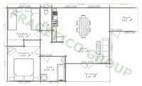 House plan code P FRG 56+6T+6S