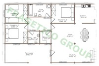 Wooden house plan code P FRG 109+20T