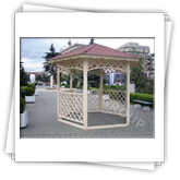Gloriette hexagonale FRG 3000 avec le cote de 1,5