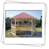 Gloriette hexagonale FRG 4000 C avec le cote de 2,0 m