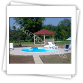 Gloriette hexagonale FRG 5000 avec le cote de 2,5 m