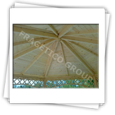 Gloriette hexagonale FRG 5000 avec le cote de 2,5 m