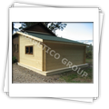 Extension chalet de vacances en bois massif FRG 25