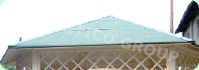 Couverture toit gloriette en feutre bitumineux