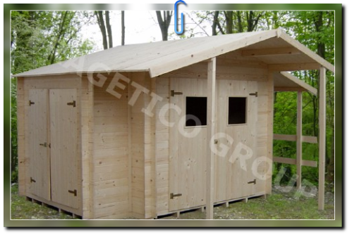 Abri en bois Modele EKO 252520 