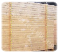 Marcage et reperage des elements qui composent la maison en bois