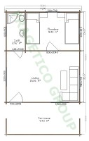 Plan maison en bois FRG 28+9T