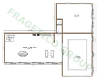 Plan RDC maison en bois Modele FRG 280(182P+78E+21M)