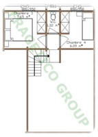 Mansarde maison en bois Modele P FRG 65(47P+18M)+26T