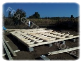 Structure autoportante sur bord en beton
