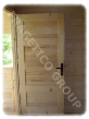 Porte en bois avec un battant