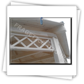 Foisor octogonal FRG Glass cu latura de 2.296 m 