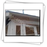Foisor octogonal FRG Glass cu latura de 2.296 m 