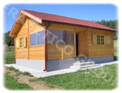 Casa din lemn 43 m2 - Model FRG 33 + 10T