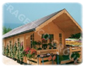 Casa din lemn 47 m2 - Model FRG 35 + 12T