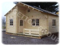 Casa din lemn 49 m2 - Model FRG 43 (26P+17E) + 6 T