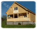 Casa din lemn 94 m2 - Model FRG 84 (37P + 47E) + 10 T