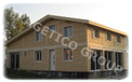 Casa din lemn 205 m2 - Model FRG 172 (86P + 86E) + 33G