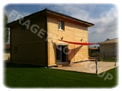 Casa din lemn 168 m2 - Model FRG 128 (64P + 64E) + 40T