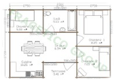 Plan casa din lemn Model FRG 45+4T