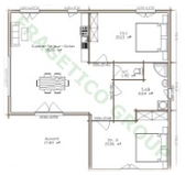 Plan casa din lemn Model FRG 85+18T