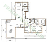 Plan casa din lemn Model FRG 200+81T