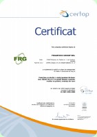 Certificat EN ISO 14001-2004 - Fragetico Group
