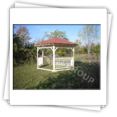 Gazebo esagonale FRG 4000 B con il lato di 2,0 m