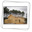 Casa con pareti di pannelli premontati tipo ossatura - piattaforma o timber frame - vista esterna