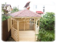 Gazebo in legno FRG - Diamante