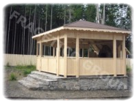 Gazebo in legno  FRG 6800
