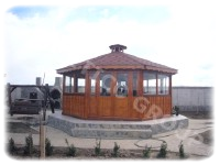 Gazebo in legno  FRG - Glass