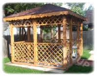 Gazebo in legno  FRG - Quadrato