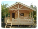Casa in legno 42 m2 - Modello FRG 28+14T