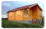 Casa in legno 55 m2 - Modello FRG 49 + 6T