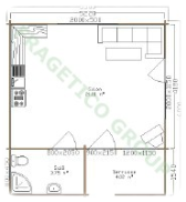 Piano casa in legno Modello FRG 27+4T