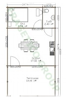 Piano casa in legno Modello FRG 28+14T