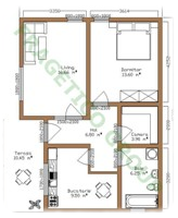 Piano casa in legno Modello P FRG 72+10T