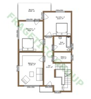 Piano casa in legno Modello P FRG 206(102P+104E)+13T+13B