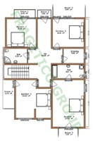 Piano casa in legno Modello P FRG 326(172P+154E)+20T+24B+25G
