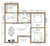 Piano casa in legno Modello FRG 62 + 4T